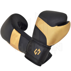 Guantes de boxeo con logotipo personalizado-Guantes de cuero PU transpirables para MMA y gimnasio Equipo deportivo transpirable - Product Image 5