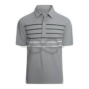 เสื้อกอล์ฟลายทางสำหรับผู้ชายเสื้อโปโลกีฬาแห้งเร็วเสื้อผ้าระบายอากาศได้ดีเสื้อผ้าสำหรับเล่นกอล์ฟเทนนิส - Product Image 5