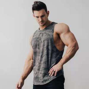 Débardeur respirant ample pour hommes sans manches musculation col rond séchage rapide débardeur de sport pour hommes - Product Image 6