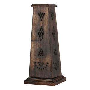 Round Shape Metal and <b>Pine</b> Wood Religious Incense Burner Home Decoration New Collection for Indoor Use - Product Image 6