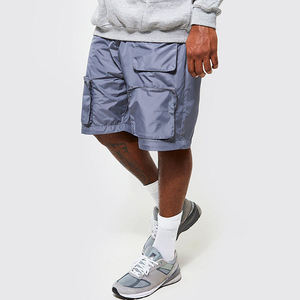 Pantalon de jogging Cargo de sport Hip Hop taille moyenne personnalisable pour hommes coupe droite tissu Oxford séchage rapide respirant vente en gros - Product Image 3