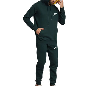 Conjunto Deportivo Unisex de Algodón con Sudadera con Capucha y Pantalones Jogger, Estilo Urbano, Colección de Ropa Cómoda, OEM - Product Image 2