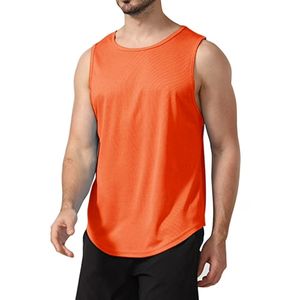 Camisetas sin mangas tejidas de algodón 100% a granel para hombres Estilo casual para gimnasios y entrenamientos - Product Image 1