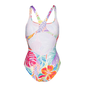 High Quality Cross Waist One Piece Women's Swimming Suit Custom Logo New Design OEM Wholesale Sports Swim Dress Beach <b>Bathing</b> - Product Image 1