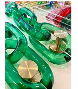 โซ่เรซินคริสตัลใสและสีสำหรับตกแต่งผนังห่วงโซ่ที่กำลังมาแรงโซ่ที่มีสีสันสวยงามถอดออกได้สำหรับปีใหม่ - Product Image 4