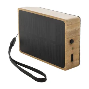 Altoparlante Solare Wireless Ecologico SolBeat, Gadget in Bambù - Product Image 5