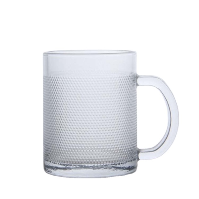 Lead-free High Quality 300ml Glass Mug for Coffee/milk/tea