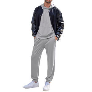 Survêtements de super qualité logo personnalisé design décontracté Streetwear vêtements de sport de course survêtements pour hommes - Product Image 4