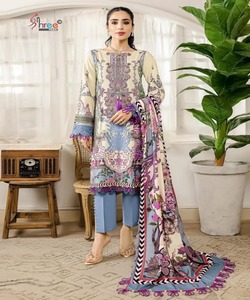 Ropa islámica Fabricante al por mayor Conjunto de algodón de 2 piezas Invierno Abaya Elegante Lino Pakistán Salwar - Product Image 3