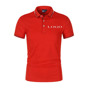 2025 verano alta calidad hombres 100% algodón puro transpirable cómodo patrón sólido diario negocios cuello para Polo camisa Jersey - Product Image 1