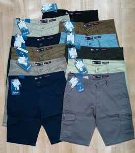 บริการปรับเปลี่ยนได้ตามต้องการกางเกงขาสั้นผ้าคาร์โก้ chinos 6กระเป๋าของผู้ชายระบายอากาศได้ดีผ้าฝ้าย100% เข้ารูปแบบลำลอง - Product Image 2