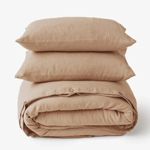 100% Linen Comforter Bộ vua nữ hoàng Duvet cover Set 3 MảNh rửa Linen bộ bao gồm hai vỏ gối Linen Khăn trải giường - Product Image 1