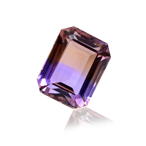 Ametrino AAA + 16x21mm, piedra de corte Octágono, bicolor ametrino Natural boliviano, piedras preciosas semipreciosas, corte suelto facetado para joyería - Product Image 3