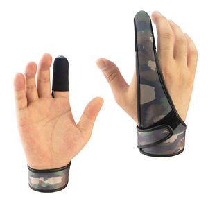 2023 Logo personnalisé Sublimation UV preuve Camo Style néoprène gants de pêche tissu doux court doigt protecteur pour la pêche en lac - Product Image 1