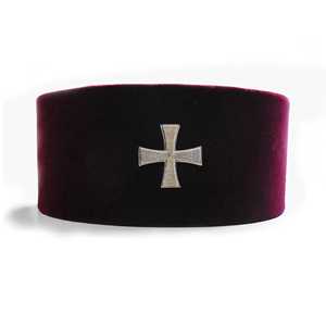 Nouveau Design maçonnique maître couronne étui/capuchon souple maçonnique Regalia maître maçon artisanat rang provincial brodé - Product Image 1