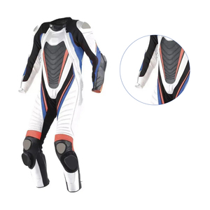 Combinaison de moto en cuir véritable OEM Service de combinaison de moto de marque privée combinaison de moto en cuir à bas quantité minimale de commande combinaisons de moto de qualité supérieure - Product Image 5