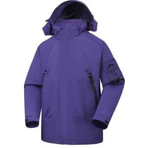 Chaquetas de lluvia de invierno con capucha de primera calidad Fabricante OEM Cortavientos Hombres Chaquetas Softshell Venta al por mayor Chaqueta de nieve con estilo - Product Image 2