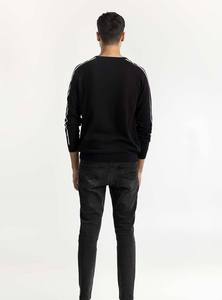 Chandails décontractés de couleur unie pour hommes, couche intérieure chaude, pull jacquard de haute qualité à la mode - Product Image 4