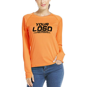 Wholesale 100% Polyester Quick Dry Women UPF 50+ <b>Hoodie</b> Shirt Long Sleeve Fishing Hiking Outdoor Shirt Ladies Fishing Pullover - Product Image 6