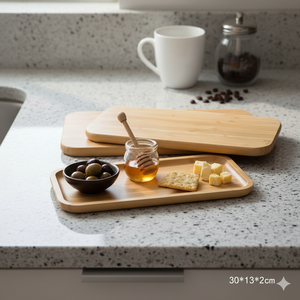 ถาดไม้ไผ่รองอาหารฝาปิดถาดเสิร์ฟอาหารทอด้วยมือสำหรับร้านอาหารโรงแรมทำโดยเวียดนาม Amazon - Product Image 6