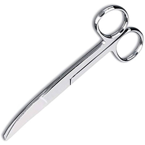 Tijeras quirúrgicas de acero inoxidable rectas y curvas para uso médico y de primeros auxilios - Product Image 4