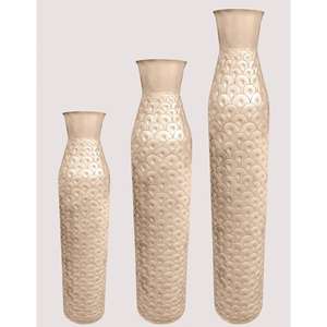 Vase à fleurs en fer de style côtier haut et mat en laiton 2026, décoration élégante en métal, salon moderne, vente en gros directe d'usine, meilleur prix - Product Image 6