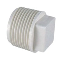 Bouchon d'extrémité fileté en PVC de qualité supérieure 1/2 pouces SCH 40 filetage mâle pour pipelines agricoles et de jardin