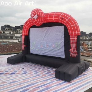 Pantalla de Proyección Inflable, Modelo Único de Spider Man, Película de Dibujos Animados, Fiesta Divertida, Patio Trasero, Alquiler Incluye Soplador de Aire, Globo al Aire Libre - Product Image 3
