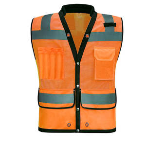 Gilet de sécurité réfléchissant avec gilet réfléchissant pour la sécurité des travailleurs, vêtements de travail de construction - Product Image 5