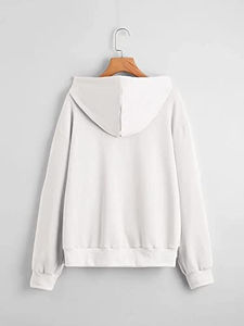 Ensemble de sweat à capuche imprimé bouffant de haute qualité pour femmes Design en relief Style surdimensionné Logo personnalisé Techniques lavées hiver - Product Image 3