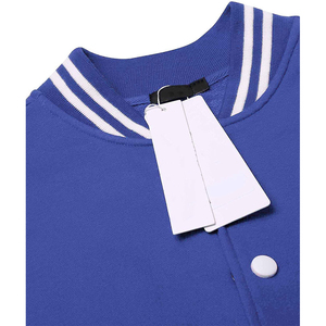 Vestes universitaires en coton unisexe avec logo personnalisé veste de baseball décontractée Letterman manteau en gros pour la saison d'hiver - Product Image 3