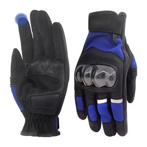 Gants Moto Cuir Véritable Matériaux Logo Personnalisé Conception Racing Route Gant Moto Été Hiver avec Gamme - Product Image 1