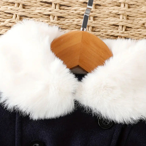 2024 nuevo diseño personalizado de alta calidad de lana transpirable niñas abrigos chaqueta de lana precio al por mayor hecho en Pakistán - Product Image 3