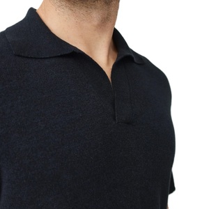 เสื้อโปโลสำหรับผู้ชายสวมใส่สบายมากผ้าคอตตอน100% แห้งเร็วระบายอากาศได้ดีดีไซน์เสื้อกีฬาแขนสั้น - Product Image 4