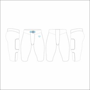 2025 Diseño personalizado Sublimación Jóvenes Uniformes de fútbol americano Tackle Twill Jersey Pantalones integrados Conjuntos de la más alta calidad - Product Image 5