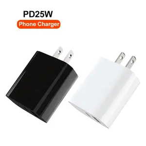 PD25W QC3.0 2 Ports Phone Charger With PPS JP Plug Customized Logo Quick Charger For Mobile Phone