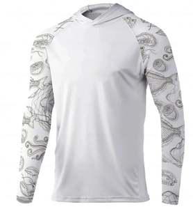 เสื้อตกปลาผู้ชาย UV ป้องกันแสงแดด UPF 50+ สวมใส่สบาย พร้อมดีไซน์พิมพ์ลายแบบซับลิเมชั่น ขายดี - Product Image 4