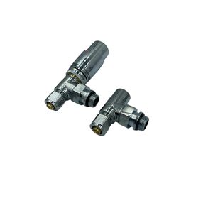 HM Thermostatic Radiator Valves 1/2x16 mm Chrome Multilayer Thermostatic Head with <b>Temperature</b> <b>Control</b> for Water Media - Product Image 3