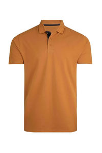 Golf de manga corta para hombre de alta calidad para camisetas de Polo logotipo frontal de algodón liso transpirable para deportes y ropa informal al por mayor - Product Image 4