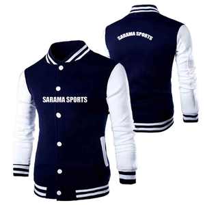 Veste universitaire streetwear personnalisée pour homme en peau de mouton, mode d'hiver avec badge brodé sur le devant et style lettreman universitaire pour homme - Product Image 5