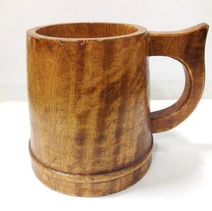 SOLID WOODEN BEER AND WINE Mug with Handle <b>Ceramic</b> Coffee Mug Office Home Business Gift Wholesale Wood Cup Mug for Christmas - Product Image 6