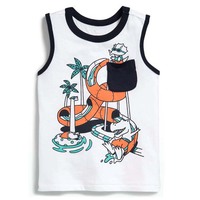 Débardeurs d'été 100 % coton tricoté de qualité supérieure, écologiques, séchage rapide, style vintage, décontractés, pour garçons et filles, avec motif voiture amusant