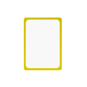 Sistema di cornici per poster - serie 100 cornici per poster, giallo, DIN A5, 5 pz. / confezione. - PKR-A5-100-04 - Product Image 1