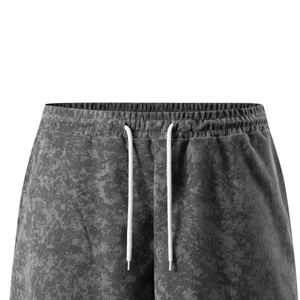 Short de course personnalisé pour hommes en polyester, style vintage, imprimé délavé à l'acide, avec des couleurs de dimensionnement personnalisées - Product Image 2