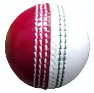 Pelota dura de críquet profesional éxito de ventas servicio OEM pelota de entrenamiento blanca y roja dos colores pelota de cuero críquet hecho en Pakistán - Product Image 3