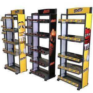 Présentoir de collations portable en métal personnalisé avec assemblage facile pour une installation temporaire et des paquets d'aliments - Product Image 3