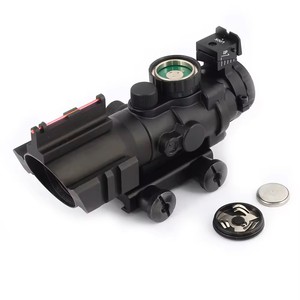 Dự kiến mới nóng bán quang học <span class=keywords><strong>4x32</strong></span> Hợp kim nhôm chiếu sáng phạm vi nhỏ gọn với tầm nhìn sợi quang cho săn bắn ngoài trời - Product Image 4