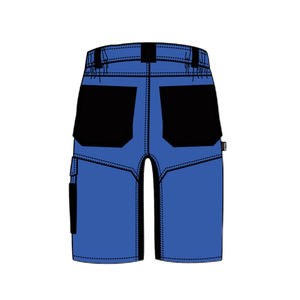 Short en jean bleu à la mode pour hommes en version coréenne Slim Fit avec style décontracté avec poches déchirées Design léger d'été - Product Image 6