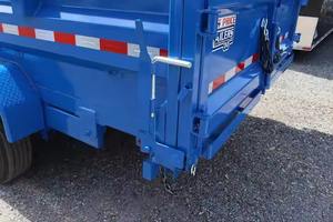 Remolque agrícola de alta calidad de 4 ruedas y 3-10 toneladas, remolque de Tractor de descarga hidráulica de 2 ruedas, remolque detrás de tractores, remolque de granja - Product Image 3