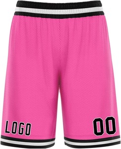 Shorts en maille de baseball, face extérieure lisse, 100 % polyester, maille qui maintient les détails imprimés clairement pour les logos, les graphiques, séchage rapide pour hommes - Product Image 4